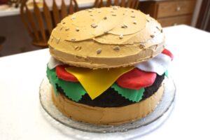 hamburger cake mold 
