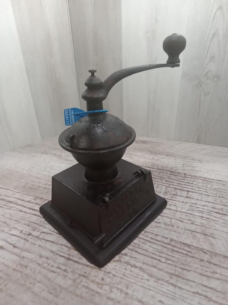 griswold griswald antique vintage coffee grinder grand union tea cast iron cookware sales price value how much paid auction
