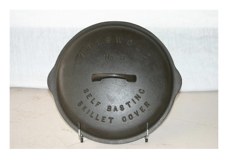 Griswold #8 Cast Iron Skillet with Large Block Logo and Smooth