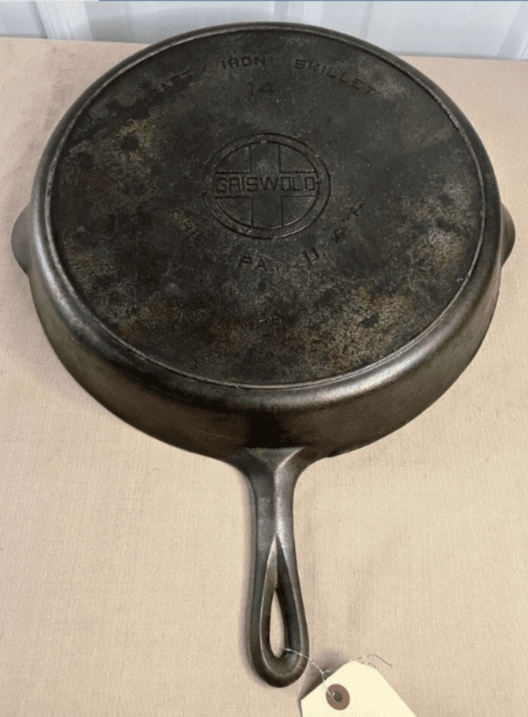 Sold at Auction: Griswold #20 cast iron skillet