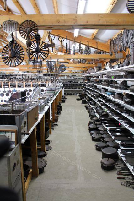 Photo of a portion of the second level of the O'Neil cast iron museum. 