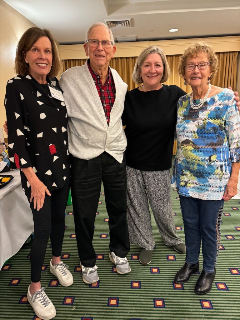 Mary, Larry O'Neil, Linda Lamb & Marg O'Neil at a Griswold & Cast Iron Cookware Association Annual Covention in Erie, Pennsylvania.