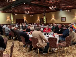 Banquet at the Erie PA Griswold and Cast Iron Cookware Association convention. 