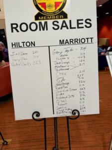 room sales poster at griswold cast iron cookware convention