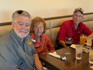 People at Capote's restaurant. 