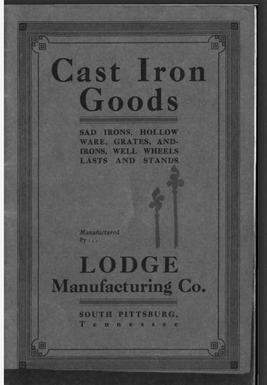 1910 Lodge Manufacturing Company Cast Iron Catalog Available for