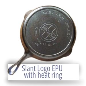 Vintage Griswold slant logo EPU (ERIE PA U.S.A.) skillet with heat ring
