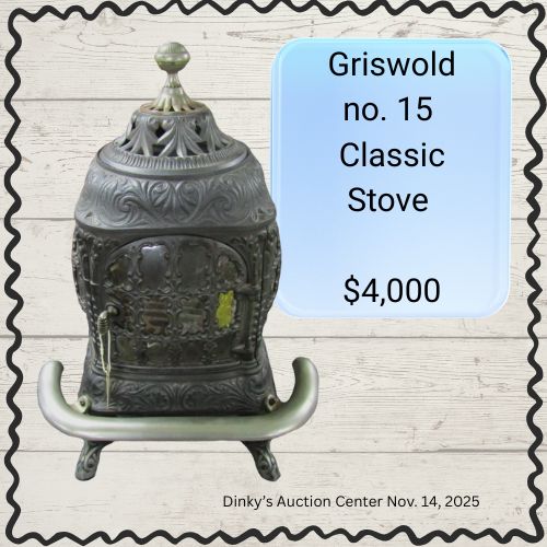 Griswold no. 15 Cast Iron Classic Stove $4000