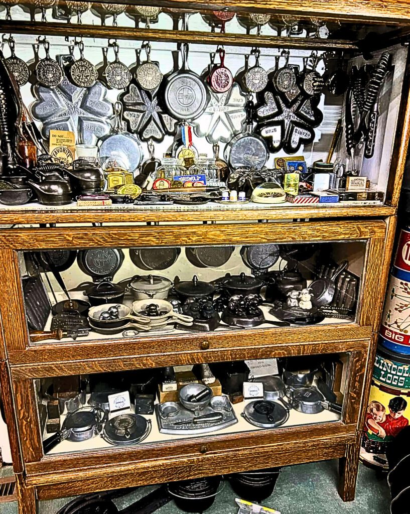 Smaller pieces of vintage and antique cast iron from the collection of Gary Taylor. 